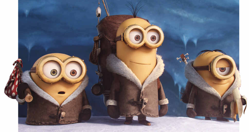 SCALLYWAGS: A scene from the movie Minions in cinemas now. SCALLYWAGS: A scene from the movie Minions in cinemas now.